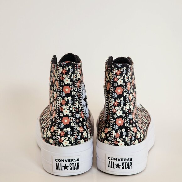 Converse CTAS Lift Hi Petite Petals Women's Platform Sneakers A14264C NWT - Picture 5 of 6
